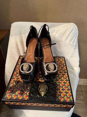 Kurt Geiger Heels size 9 and purse set